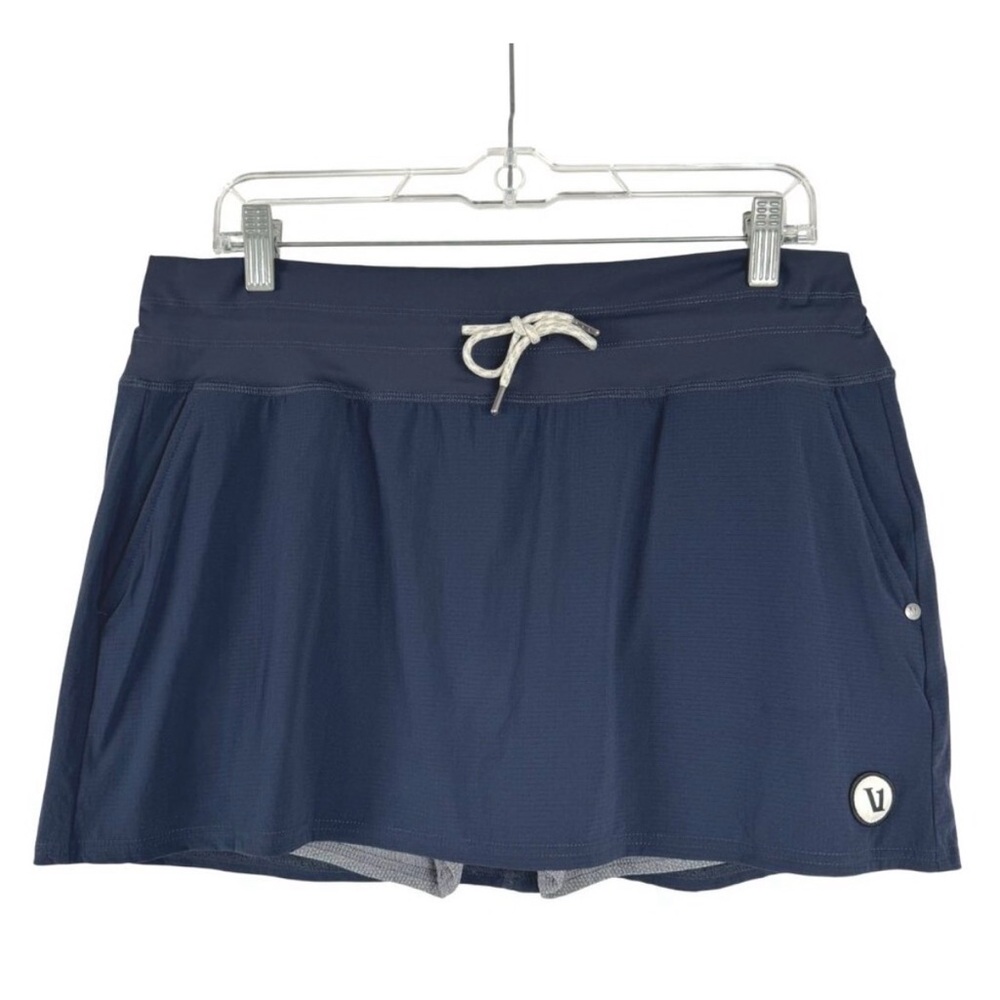 Vuori Seabreeze Skirt Skort Womens XL Navy Blue Athletic SS-2142